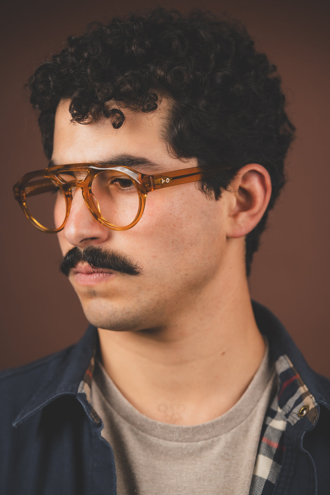 Mondrian Orange Óptico