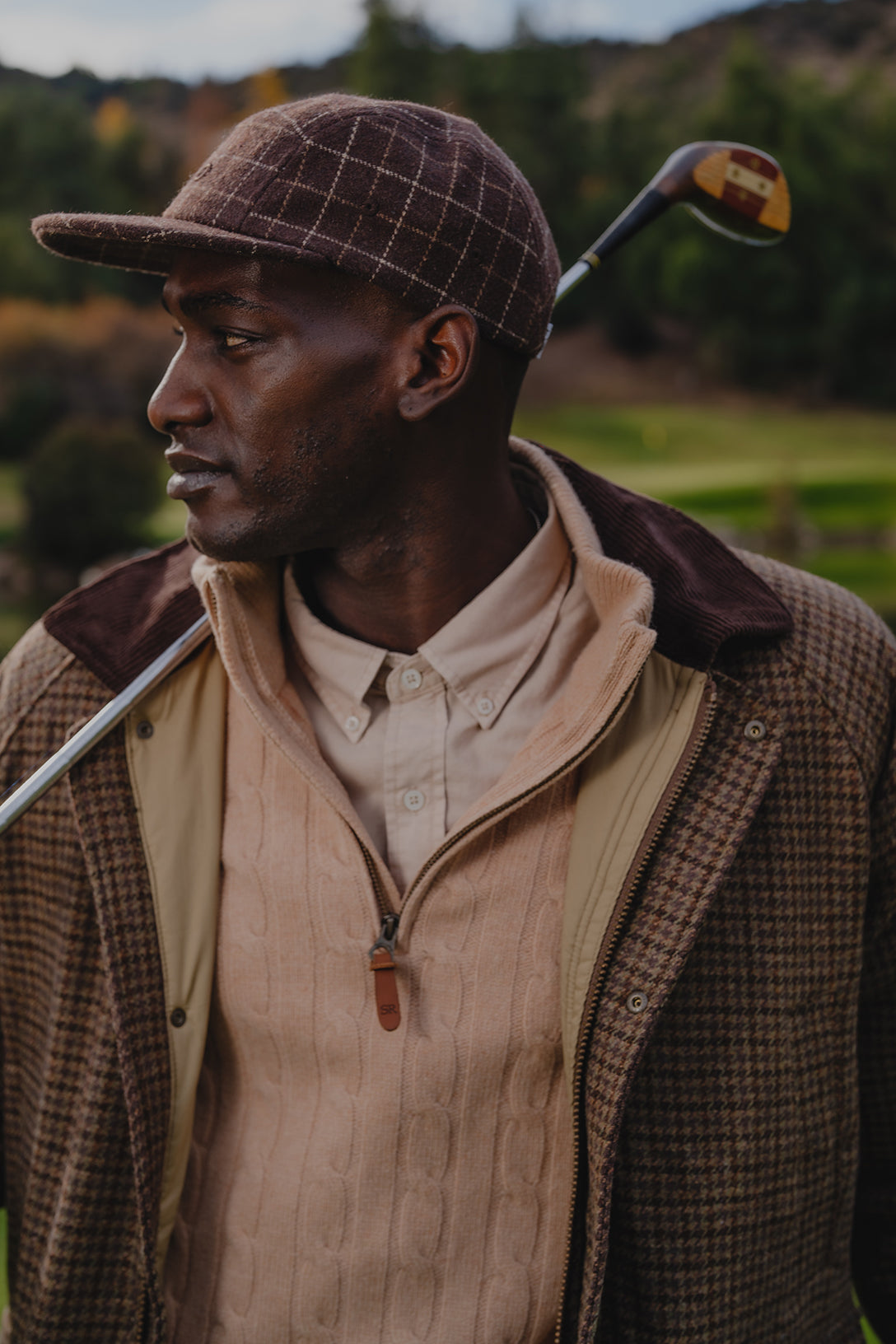 Bob Brown Wool Window Pane