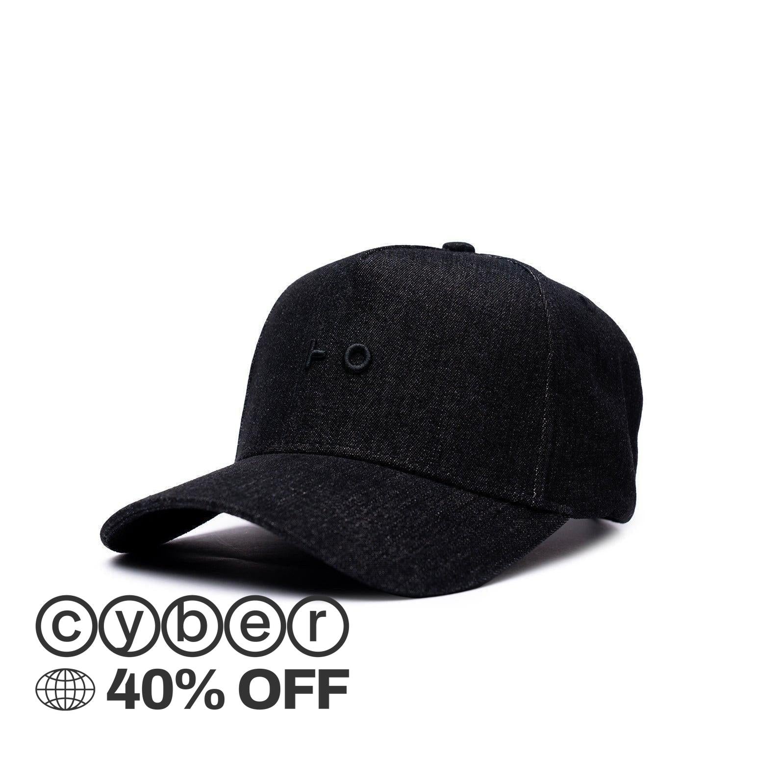 Jim All Black Denim