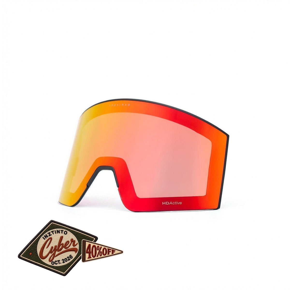 Lente para antiparra Travis Gris RevoBlackRed