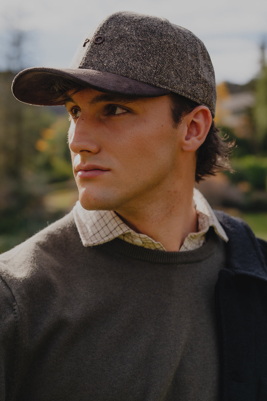 Kurt Brown Tweed Suede