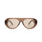 Anteojos de sol Etta Brown Lente Café Claro