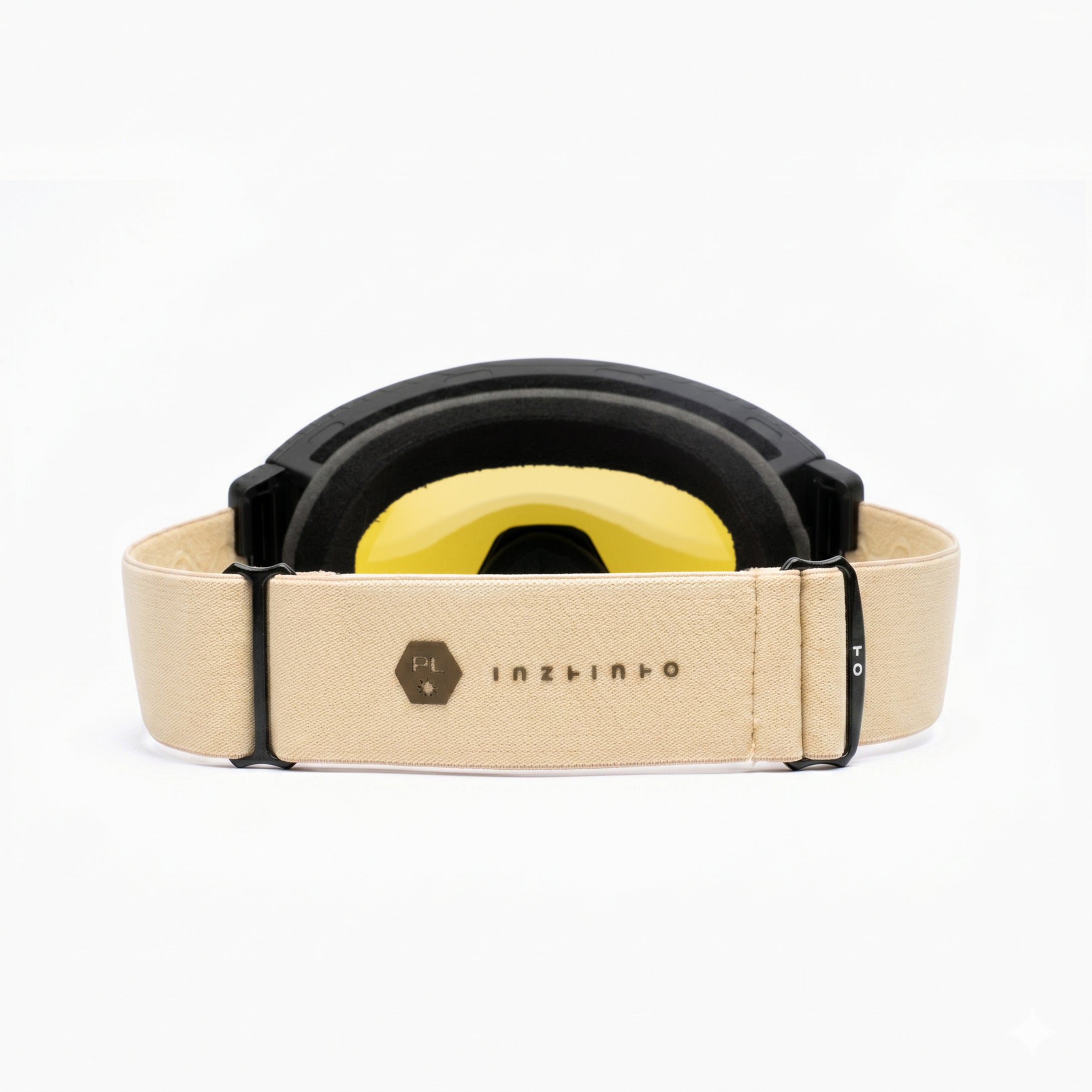 Travis Beige Lente Amarillo Espejado Plateado