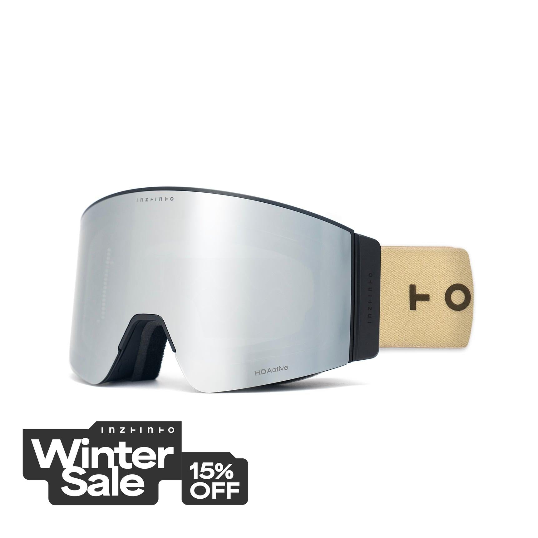 Travis Beige Lente Gris Espejado Plateado