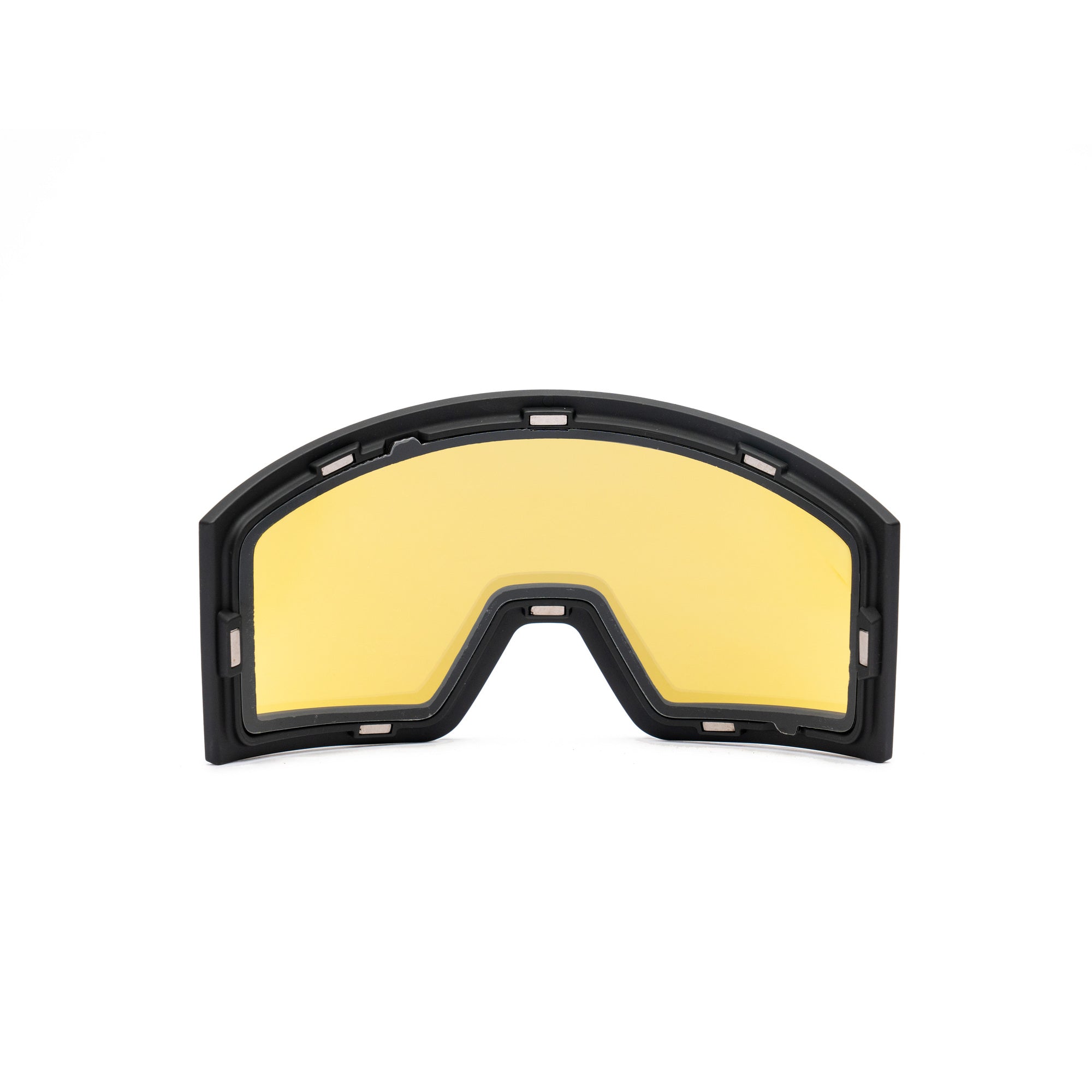 Travis Lente Amarillo Espejado Plateado